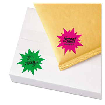 Avery® High-visibility Id Labels, Laser Printers, 2.25" Dia., Assorted, 12-sheet, 15 Sheets-pack freeshipping - TVN Wholesale
